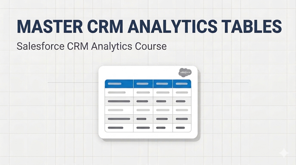 Mastering CRM Analytics Tables